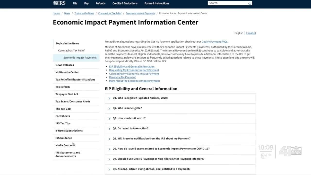 IRS: Direct-deposit deadline for stimulus check is Wednesday