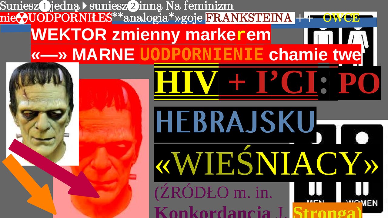 Suniesz❶jedną⏵suniesz➋➋inną—Na feminizm nie☢*UODPORNIŁEŚ*»goje & FRANKENSTEINi #iqtest #dlaciebie