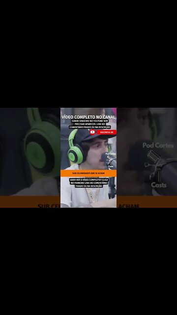 CASTANHARI SOBRE AS SUB-CELEBRIDADES #shorts #castanhari #felipecastanhari #celebridades