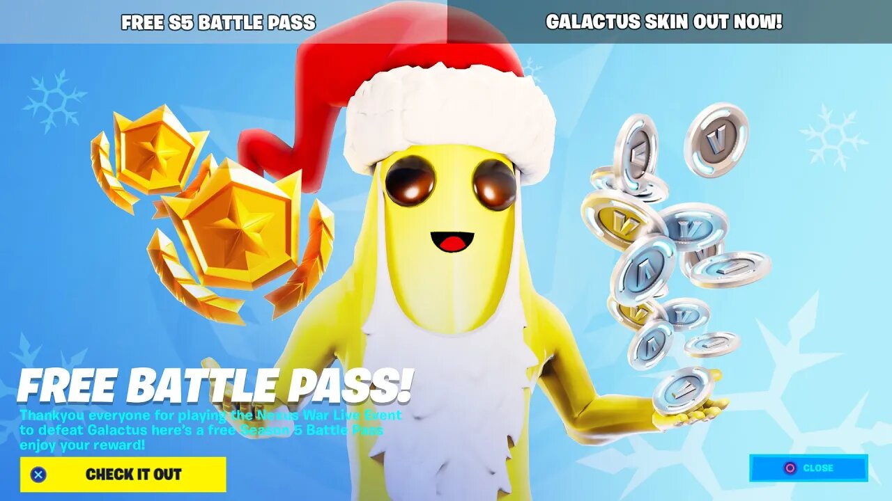 FREE BATTLE PASS for EVERYONE IN FORTNITE SEASON 5!