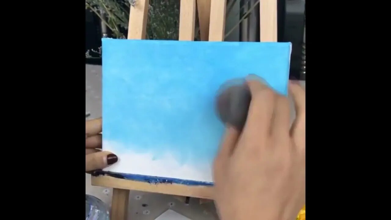 How to paint Snow scene