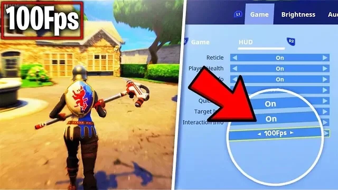 How To Make Fortnite Battle Royale 60fps on PS4 & XBOX ONE!