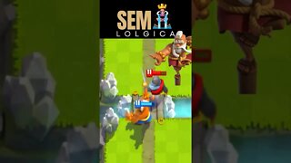 MONGE VS CAVALEIRO - CLASH ROYALE