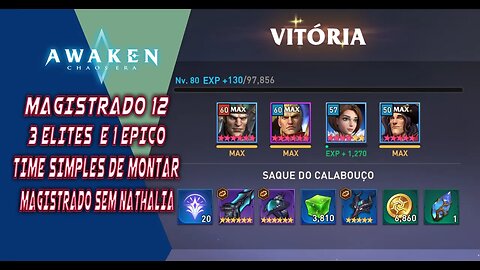 MAGISTRADO 12 / TIME F2P / SEM NATHALIA / TIME FACIL DE MONTAR