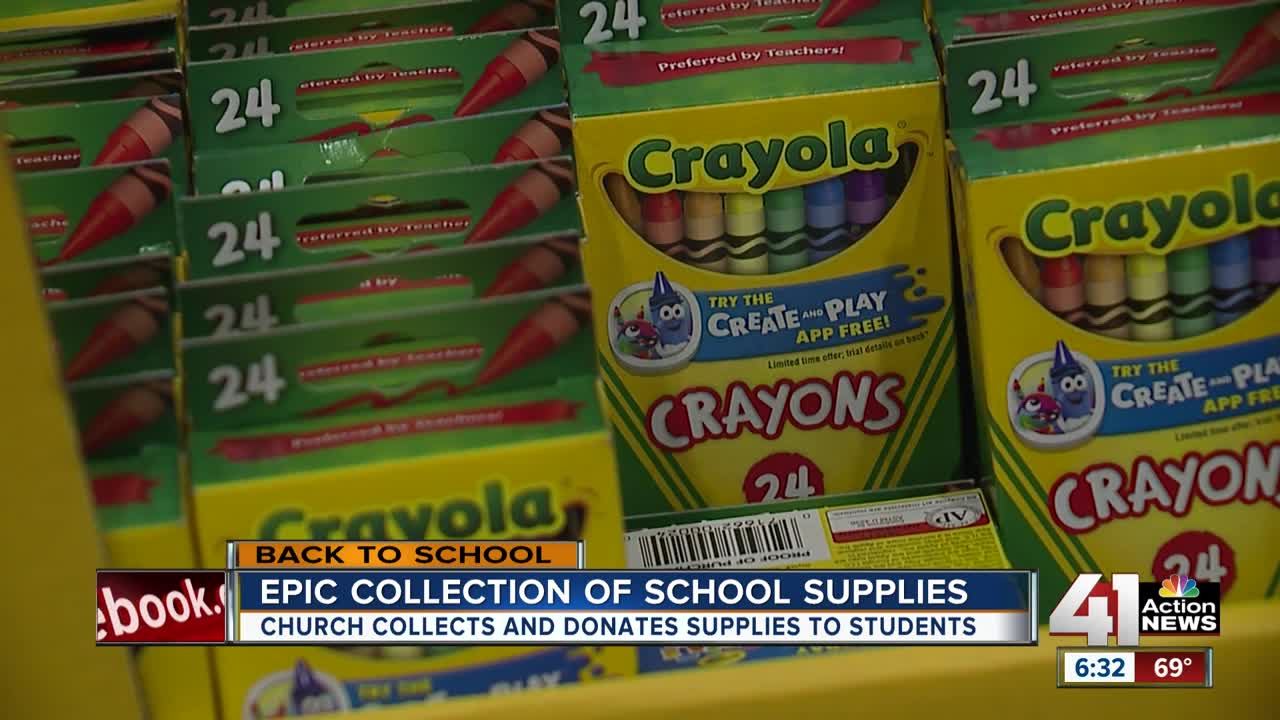 EPIC Church collects, donates school supplies to students