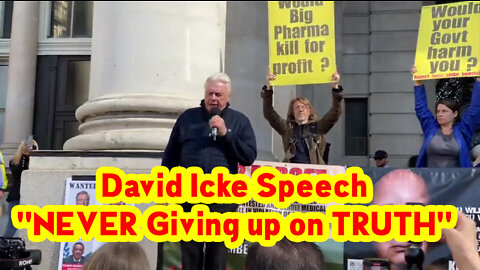 David Icke Speech "NEVER Giving up on TRUTH"