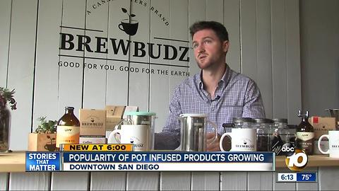 Popularity of pot infused products growing