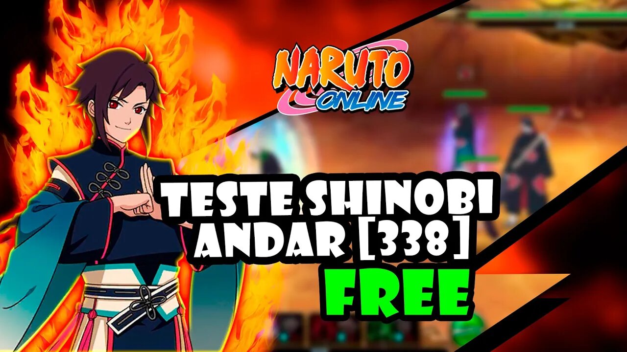 Naruto Online Teste Shinobi Andar [338] FREE #testeshinobi338 #testeshinobiandar338 #tomoyosanbruxao