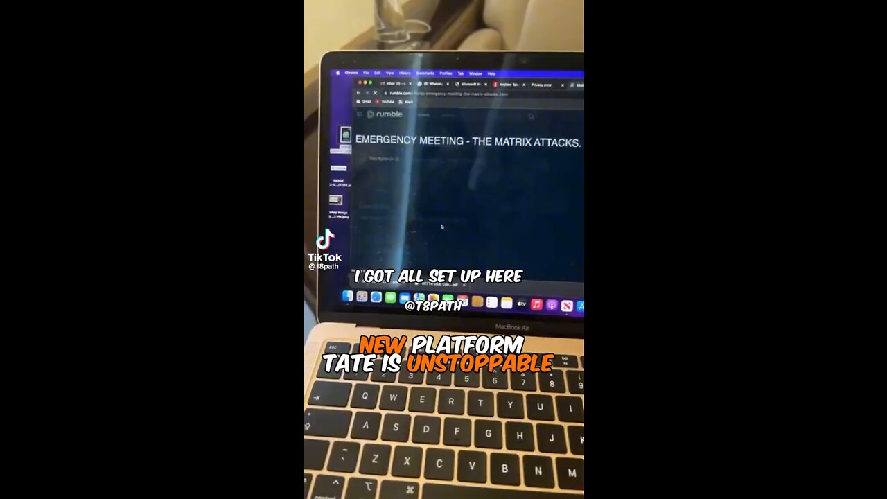 Andre Tate talk about the matrix attacks