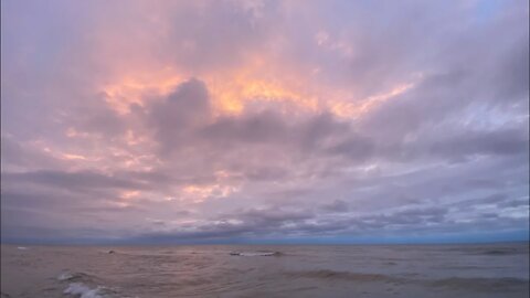 “Last Sunset of Summer” at Hagar Beach, Michigan