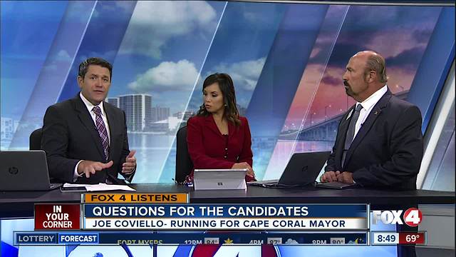 Joe Coviello Cape Coral mayor candidate answers viewer questions