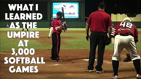 What I Learned As the Umpire at 3,000 Softball Games