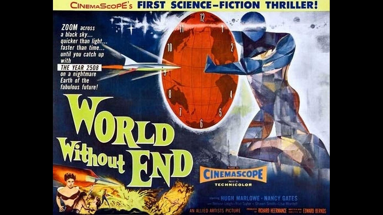 Worlds Without End (1956) Color Sci-Fi, in CinemaScope