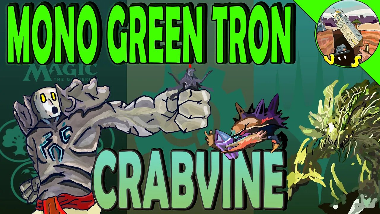 Mono Green Tron VS Crabvine｜Turn 2 Trouble ｜Magic The Gathering Online Modern League Match