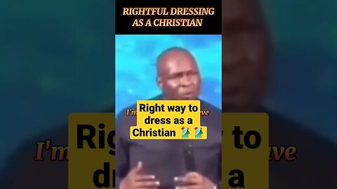 RIGHTFUL DRESSING #shortsvideo #shortsyoutube #viral #shortsfeed #christianity #joshuaselmannimmak