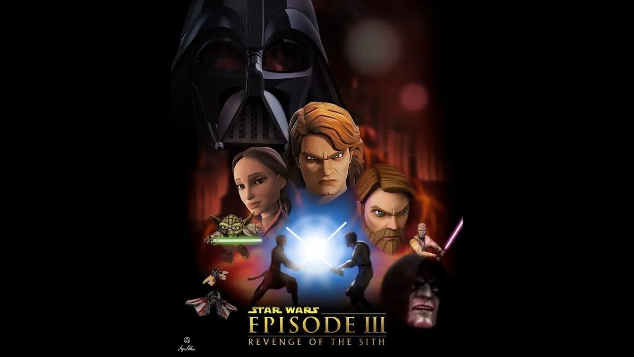 Revenge of the Sith all Scenes Clone Wars style 2022 updated