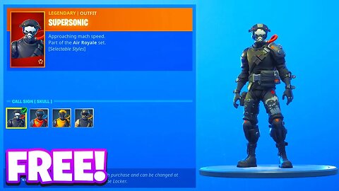 How To Get The New "SUPERSONIC" Skin For FREE In Fortnite!