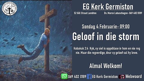 Geloof in die storm