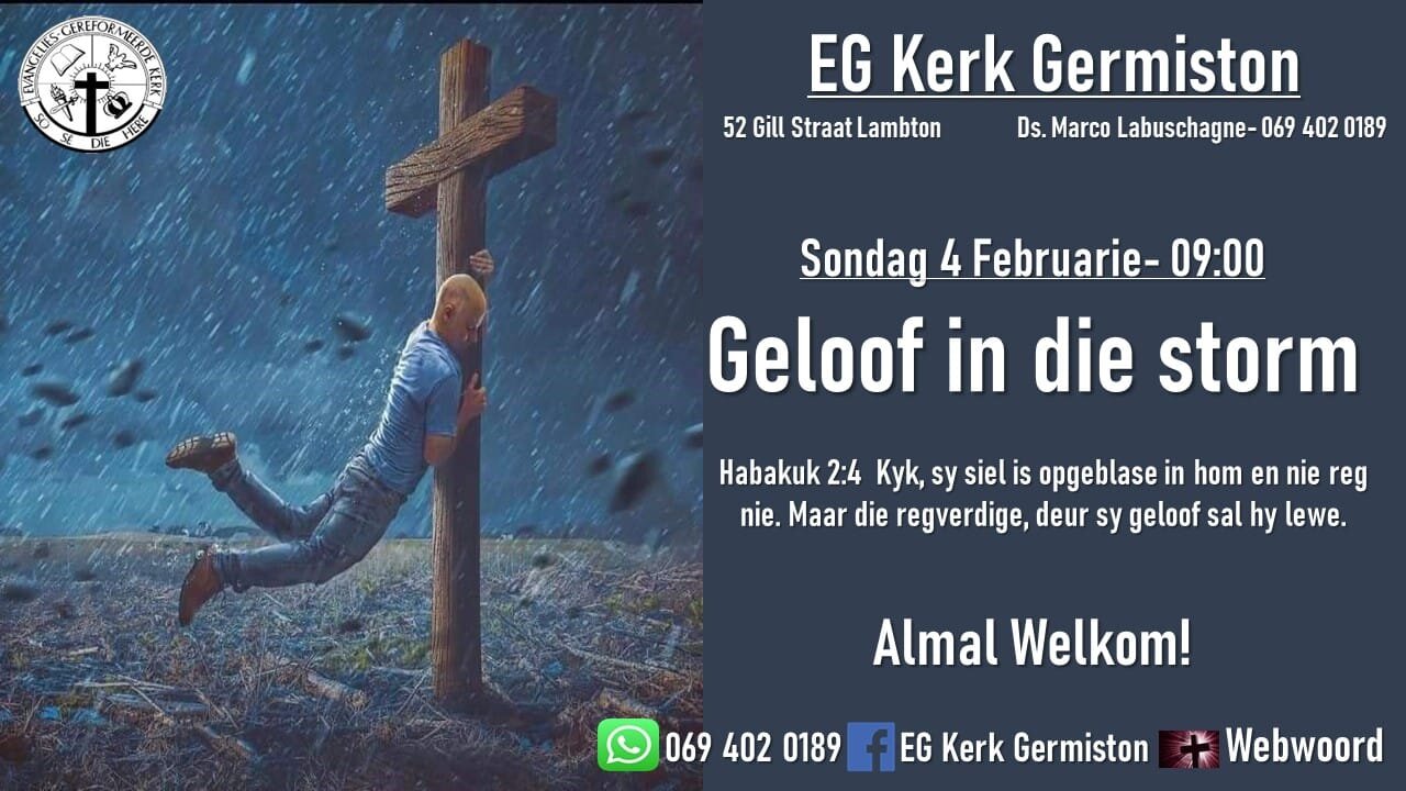 Geloof in die storm