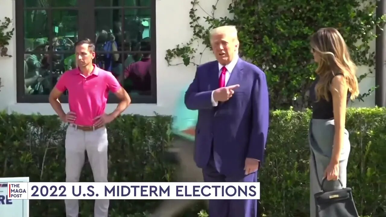 🇺🇸 Donald Trump vota en las Elecciones de Medio Término - directo vía themagapost.com (Nov 8, 2022)