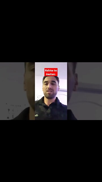 Maîtrise tes émotions #sc100pitie #youtubeshorts