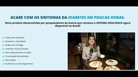 ACABE COM OS SINTOMAS DA DIABETES EM POUCAS HORAS.