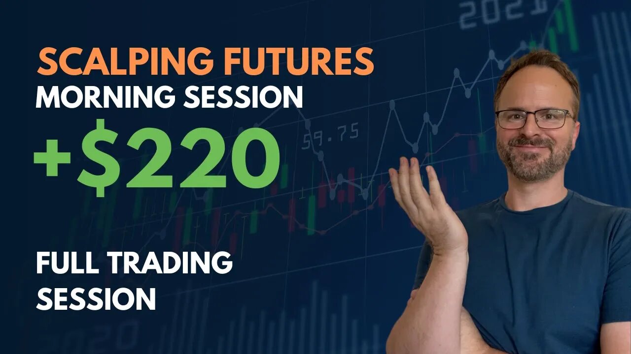 WATCH ME TRADE (Full Session) | +$220 WIN | DAY TRADING Nasdaq Futures Trading Scalping Day Trading