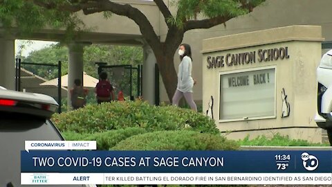 Parents react to COVID-19 cases at Sage Canyon School