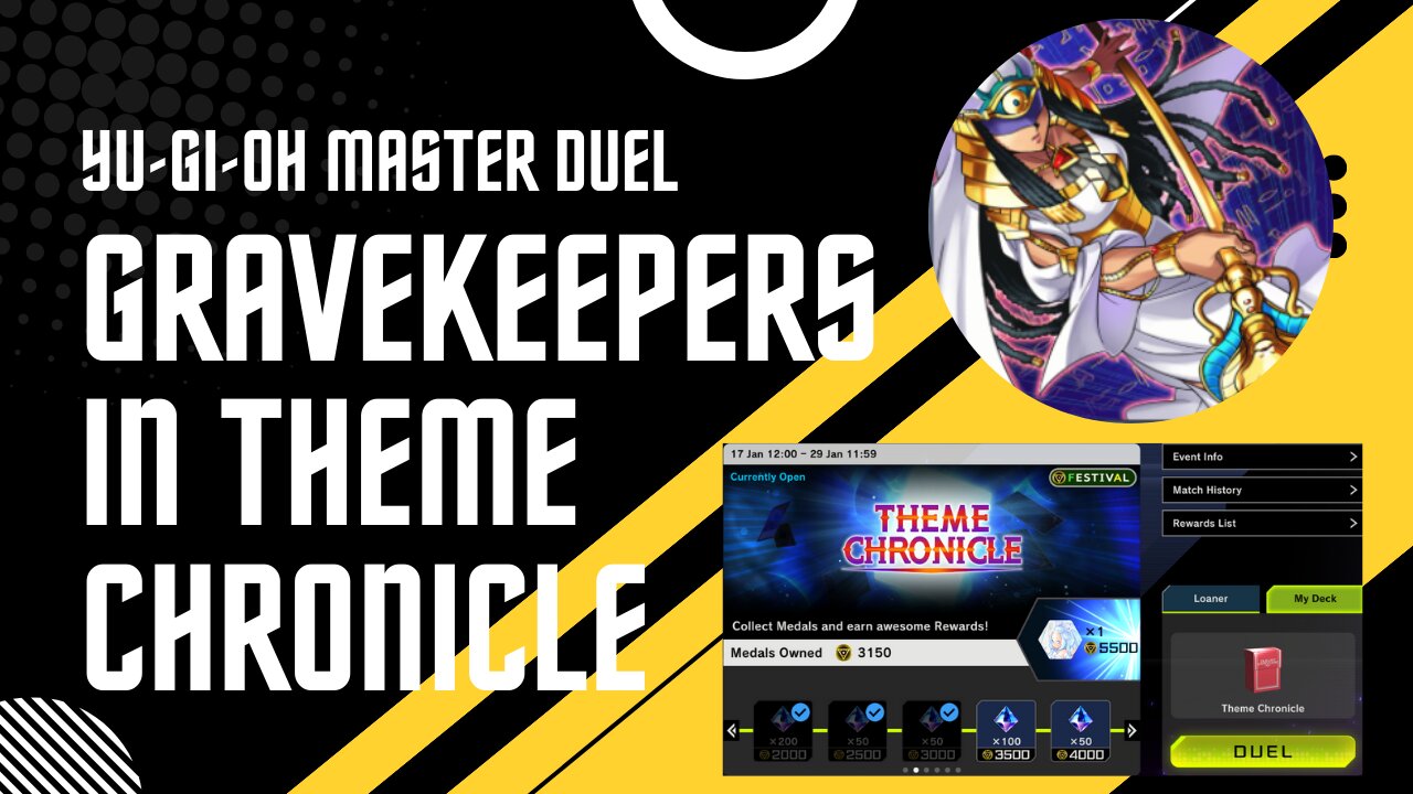 Yu-Gi-Oh Master Duel - Gravekeepers in Theme Chronicles Event