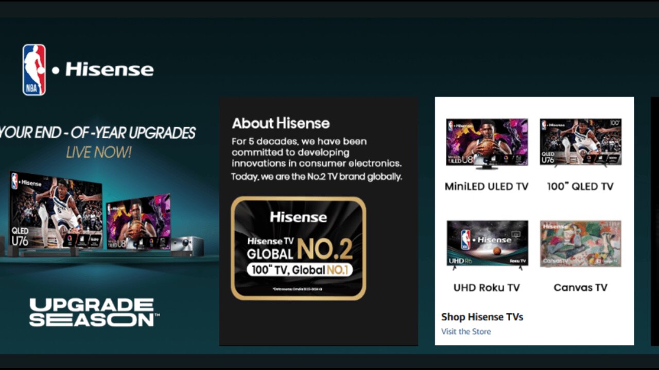 Hisense 40-Inch Class A4 Series FHD 1080p Smart Roku TV