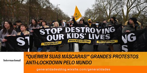 Protestos anti-lockdown pelo mundo