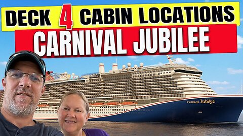 Carnival Jubilee Cabin Locations DECK 4