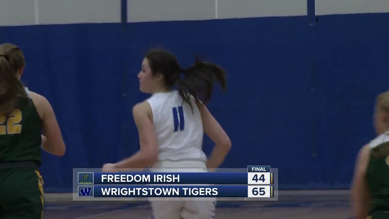 Wrightstown girls take down Freedom to move into tie atop NEC