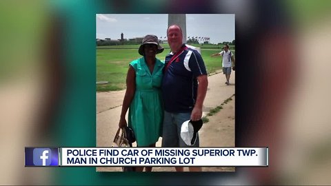 Car of missing Superior Township father found in Belleville church parking lot