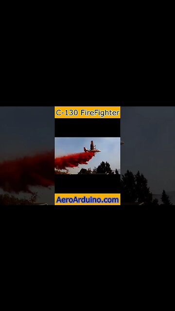 Huge C130 Hercules FireFighter #Aviation #Flying #AeroArduino