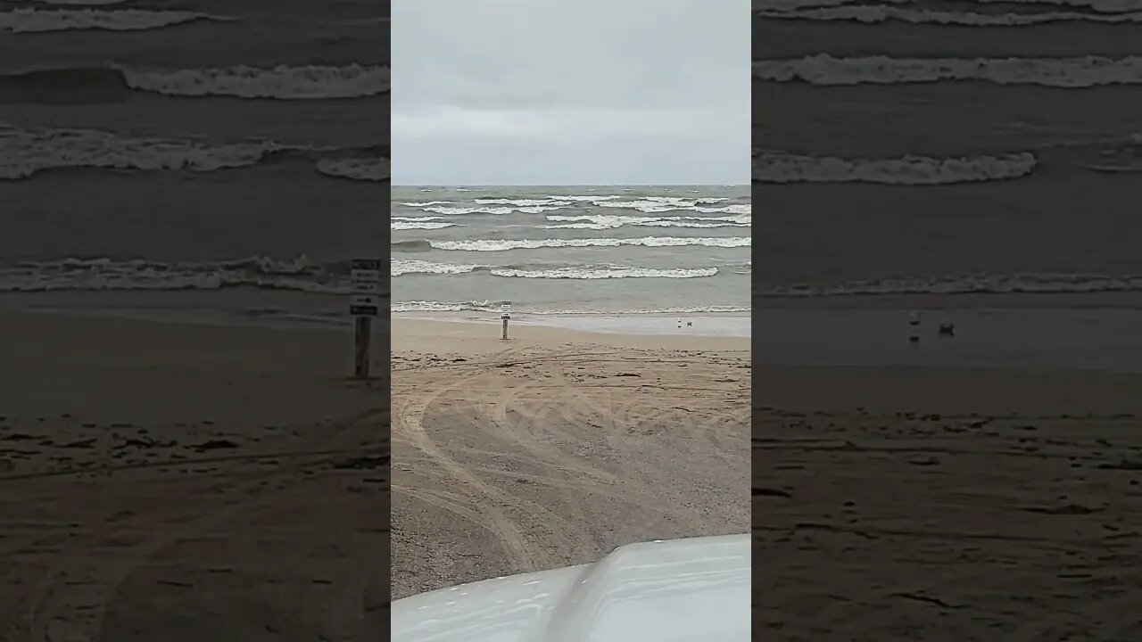 Lake Huron #bigwaves #angry #nature #lakehuron #storm #rain