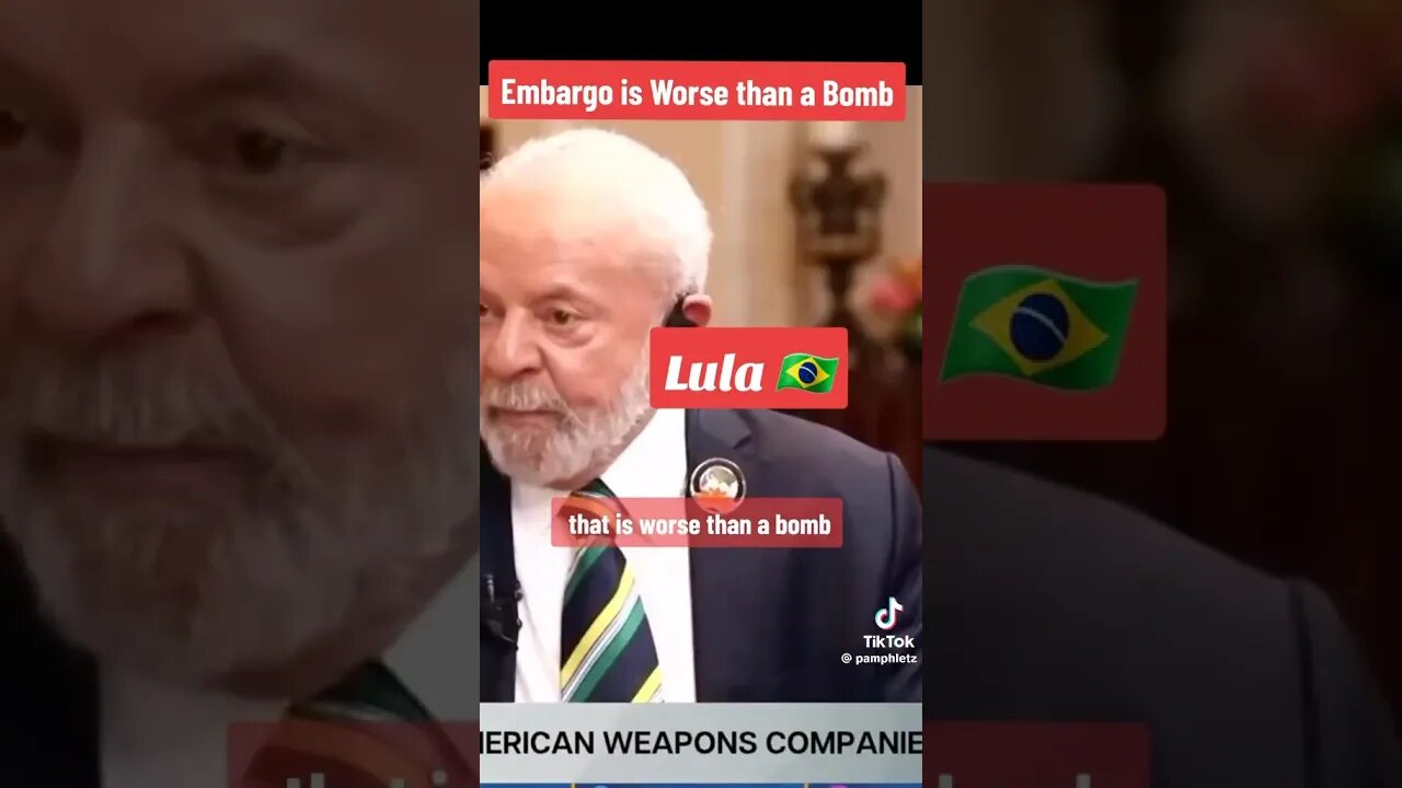 #Lula #Brazil - Why #Embargo Is Worse Than #Bomb? #Cuba #Iran #Economics #USA #Americans