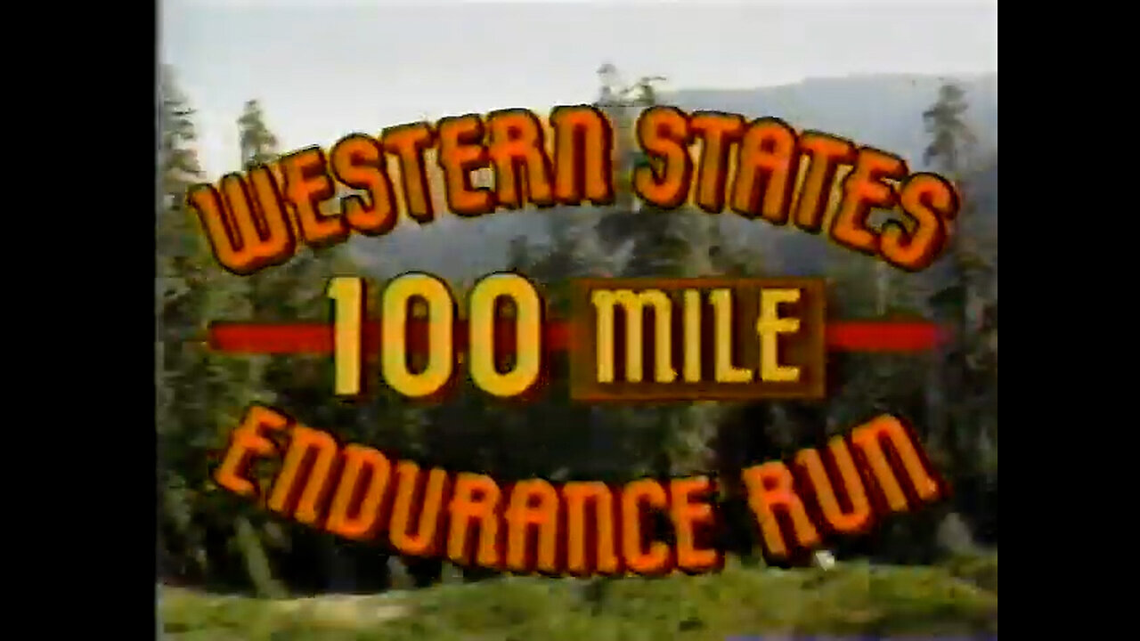 March 29, 1986 - Promo for Western States 100 Mile Endurance Run