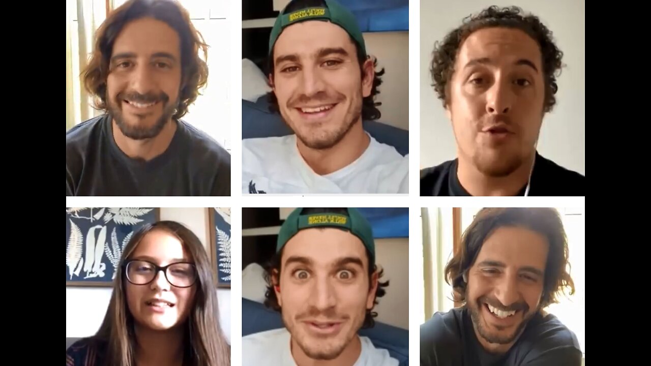 Jonathan Roumie& Jordan Walker Ross& George Xanthis & fans make a live video to remember- awesome