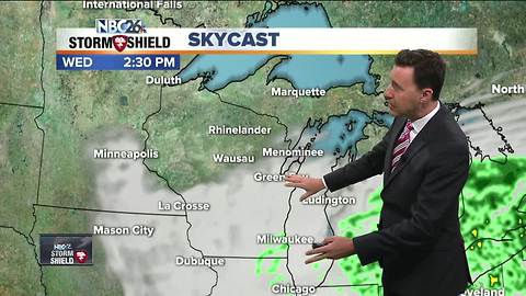 Michael Fish's NBC26 weather forecast