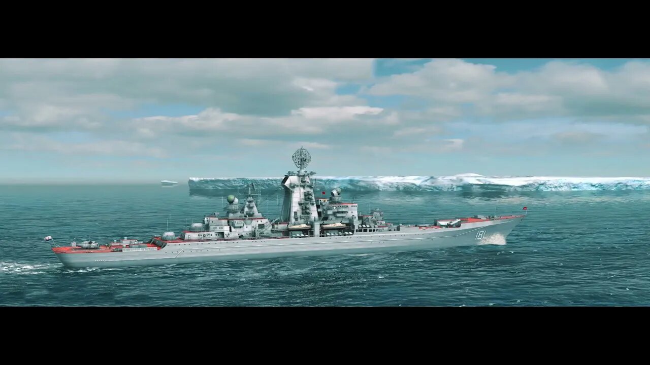 Kirov VS Aircraft Carrier - Cold Waters with Epic Mod