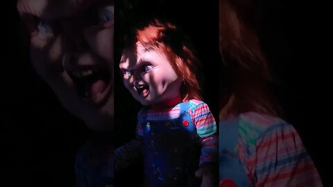 Giant Chucky tried to kill me 🔪 at hhn universal studios hollywood
