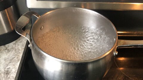 Boiling Rain Water to make concentrate