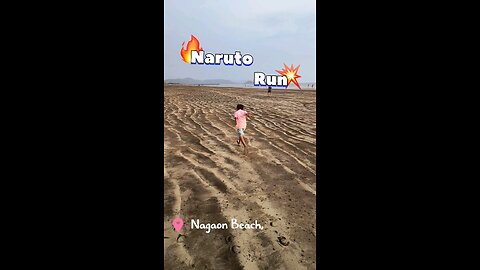 Naruto discovered running at Nagaon Beach, Alibaug