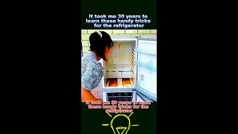 video tip for cleaning refrigerator