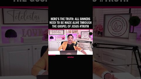 Here's the TRUTH: ALL sinners need to be made alive through the Gospel of Jesus #truth #blackchurch