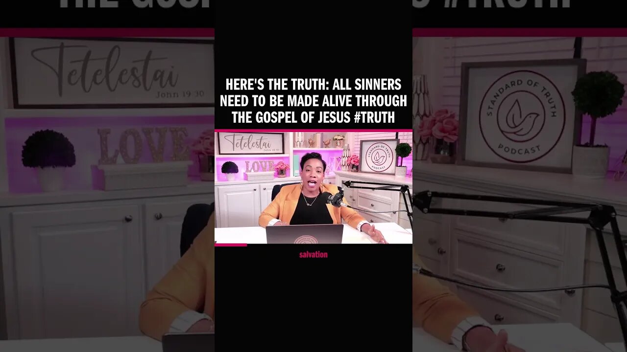 Here's the TRUTH: ALL sinners need to be made alive through the Gospel of Jesus #truth #blackchurch
