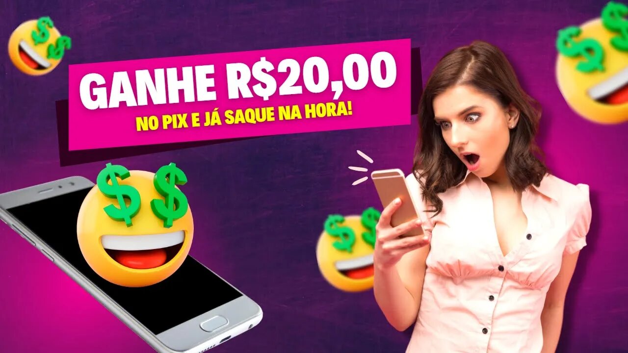 🔴 SAIU AGORA! Aplicativo dá R$20,00 no Pix de Graça e Você JÁ SACA NA HORA - Ganhar Dinheiro Online