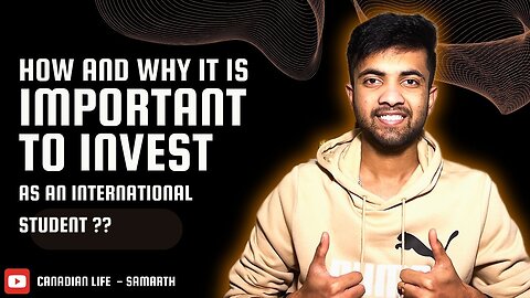 How & Why it is Important To INVEST as an International Students in 2024?? | ETFS | TFSA