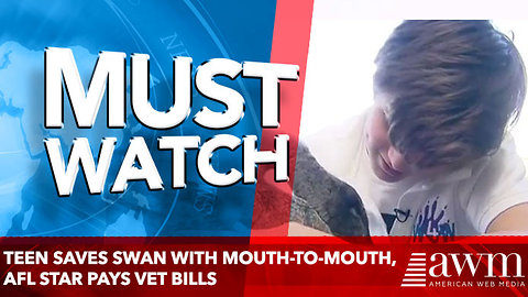 Teen saves swan with mouth-to-mouth, AFL star pays vet bills